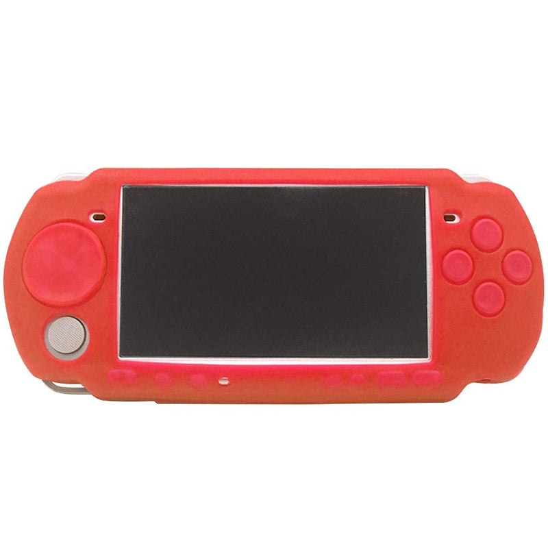 OSTENT Soft Protector Silicon Travel Carry Case Skin Cover Pouch Sleeve for Sony PSP 2000/3000 Color Red - Image 4